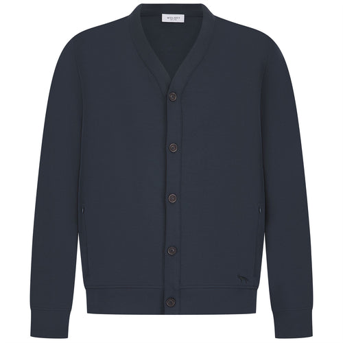 Premium Essentials Cardigan Sweat Navy - SU24