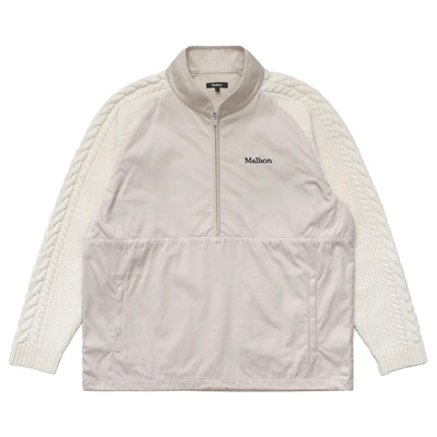 Remington Half Zip Hybrid Jacket Ivory - AW24