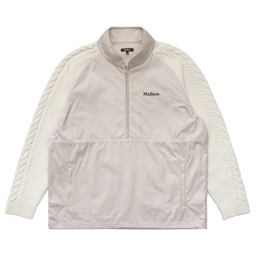 Remington Half Zip Hybrid Jacket Ivory - AW24