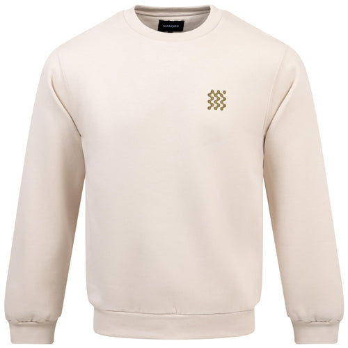 Organic Cotton Course Pullover Sweatshirt Sand - 2025