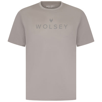 Logo Print Mercerised T-Shirt Grey - SU24