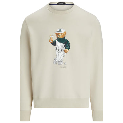 RLX Bear Classic Fit Cotton Sweatshirt Basic Sand - SS25