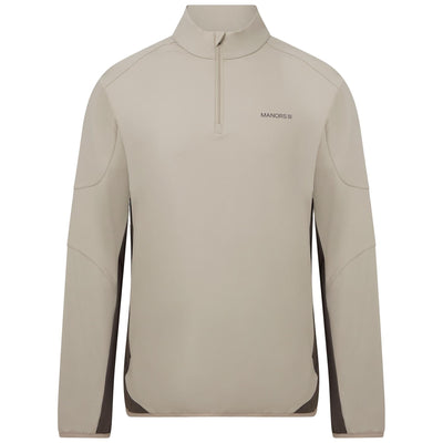 Quarter Zip Tech Mid Layer Greige - 2025