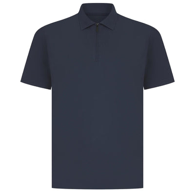In Motion Performance Pique Polo Navy - SU24