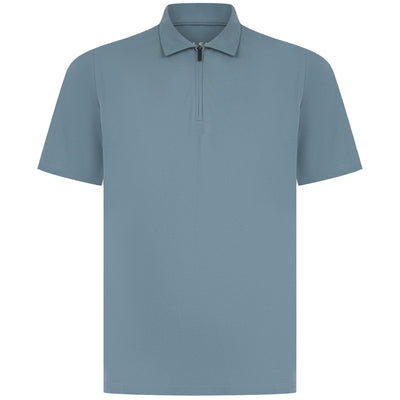 In Motion Performance Pique Polo Blue - SU24