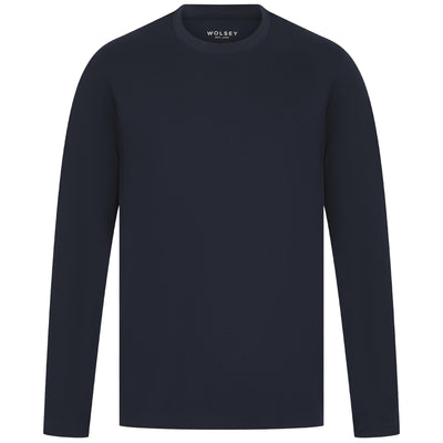 In Motion LS Crew Neck T-Shirt Navy - SU24