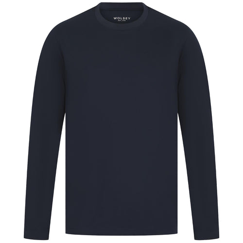 In Motion LS Crew Neck T-Shirt Navy - SU24